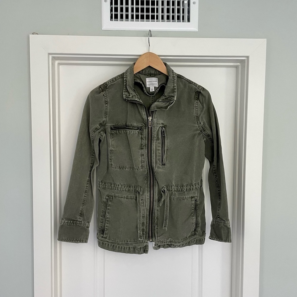 Melrose and Market Green Military Utility Jacket S